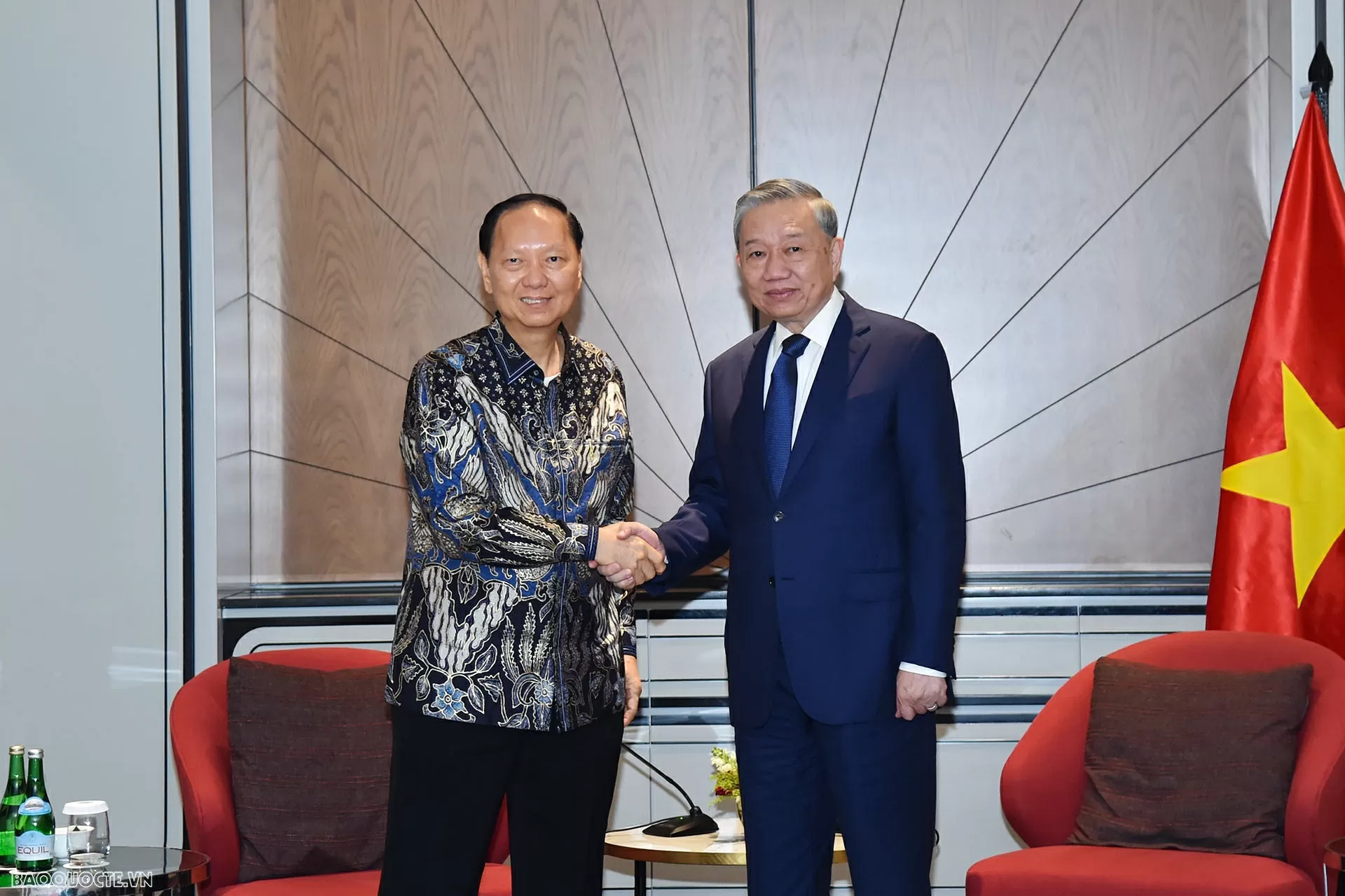 General Secretary To Lam receives leaders of large Indonesian businesses in Jakarta