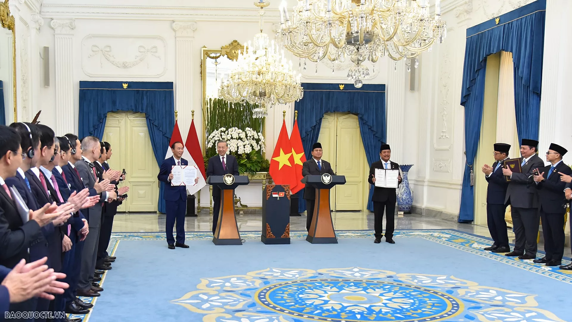 Vietnam, Indonesia leaders hold talks, elevating ties to comprehensive strategic partnership