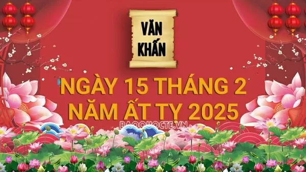 Văn khấn rằm tháng 2 Âm lịch năm Ất Tỵ, bài cúng rằm tháng 2 gia tiên và thổ công chuẩn nhất