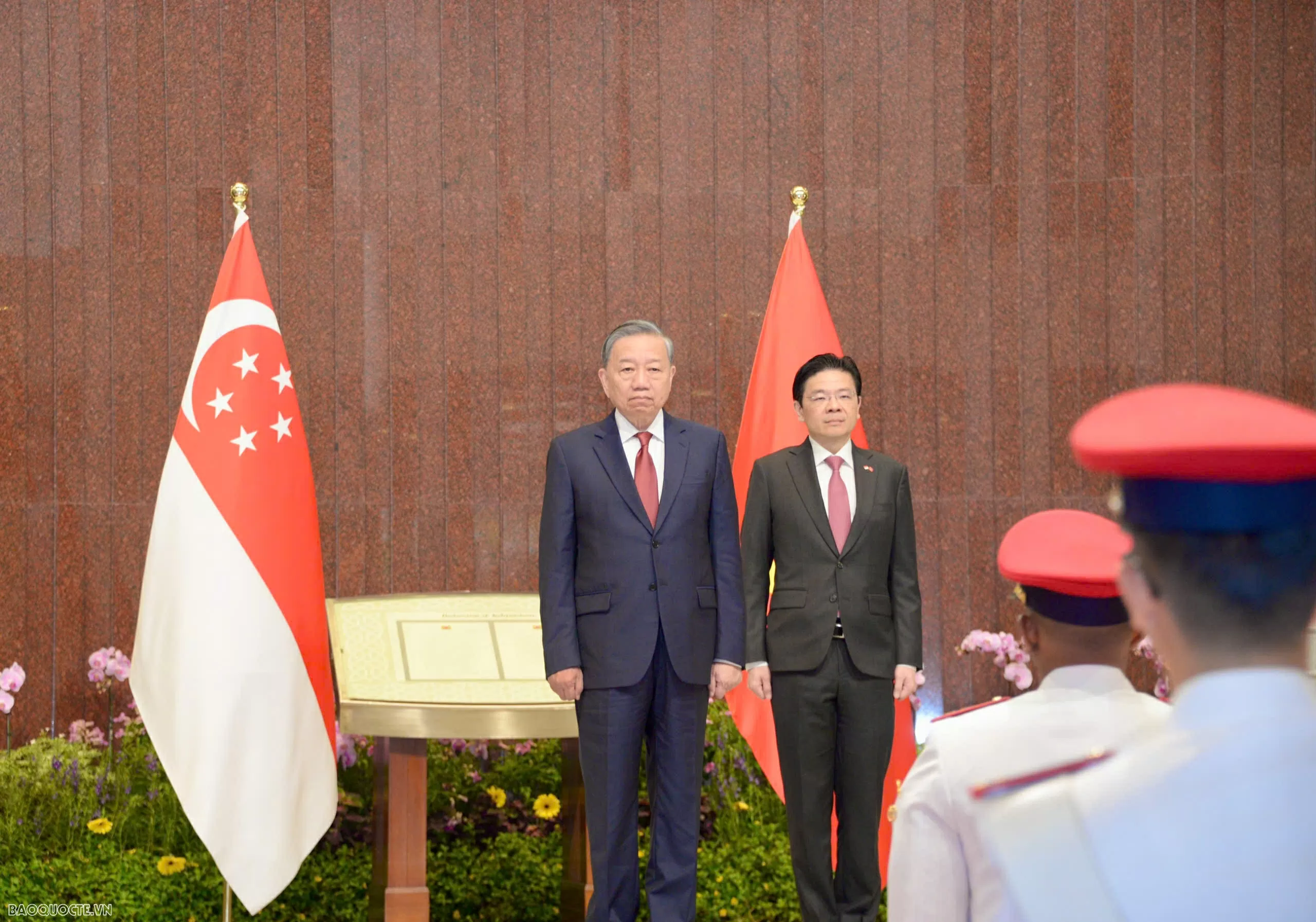 Welcome ceremony held for General Secretary To Lam