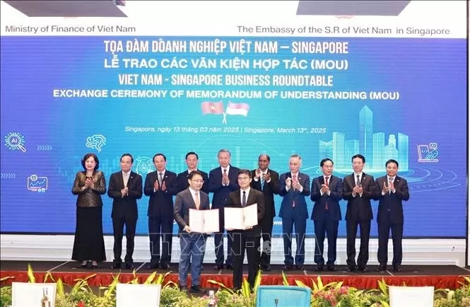 General Secretary To Lam attends Vietnam - Singapore business roundtable