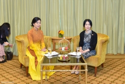Phu nhân Ngô Phương Ly gặp Phu nhân Thủ tướng Singapore, chứng kiến lễ ký văn kiện hợp tác Học viện âm nhạc hai nước