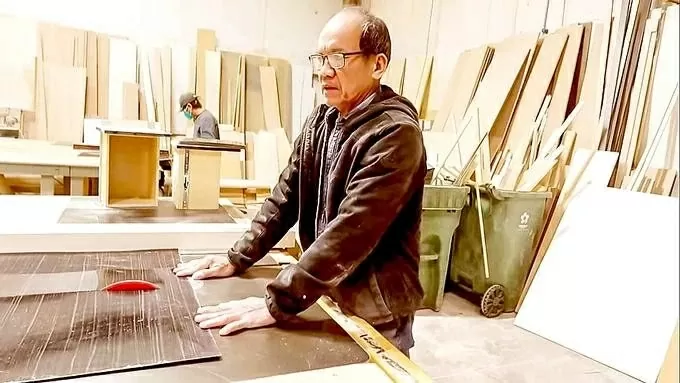 A Vietnamese-owned woodworking workshop in Texas, the US (Photo: sggp.org.vn)