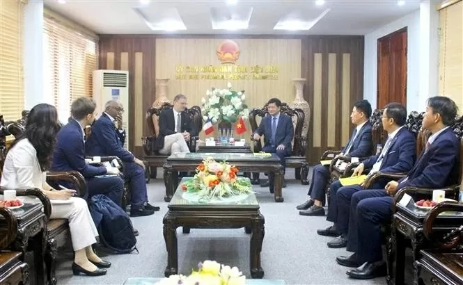 Dien Bien welcomes French Embassy delegation to strengthens cooperation with France
