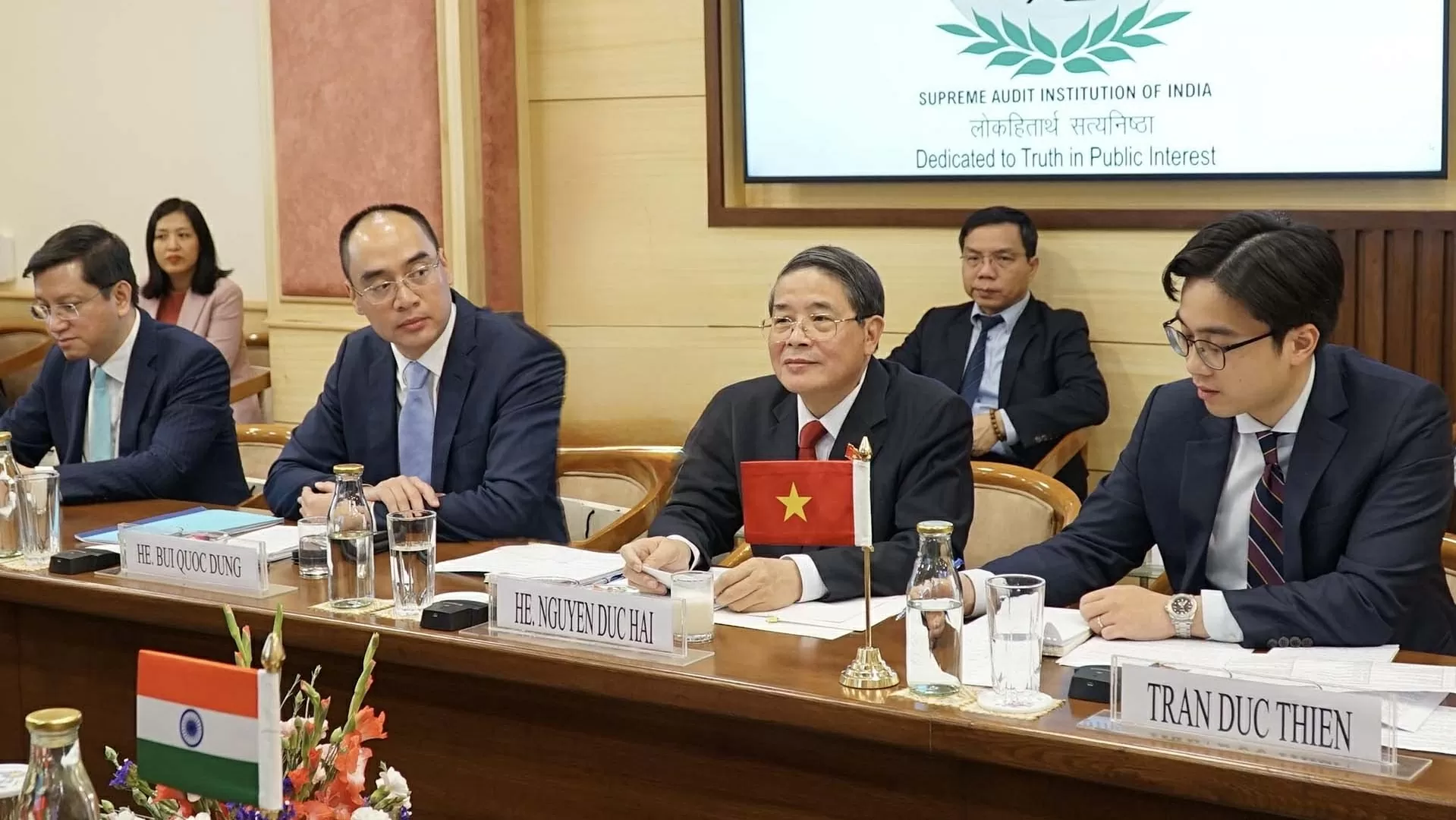 Phó Chủ tịch Quốc hội Nguyễn Đức Hải thăm Cơ quan Kiểm toán và kiểm soát Ấn Độ