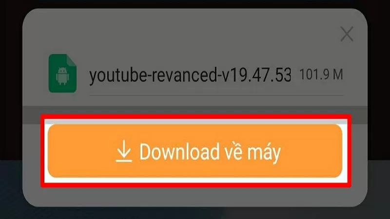 Tải YouTube ReVanced 19.47.53 về máy