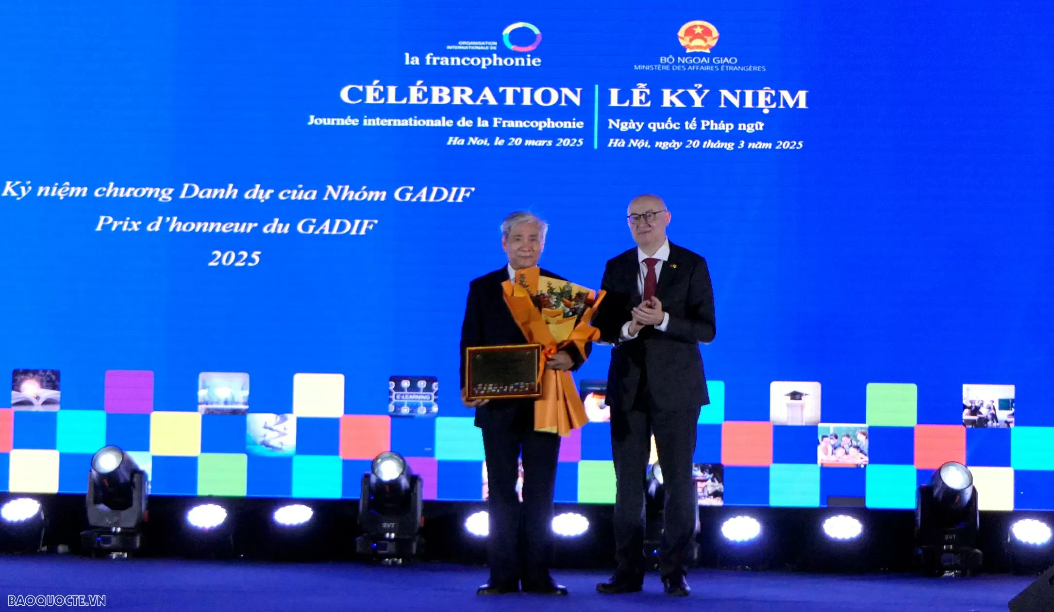 Ceremony honouring French language and Francophonie community's shared values held in Hanoi Ceremony honouring French language and Francophonie community's shared values held in Hanoi