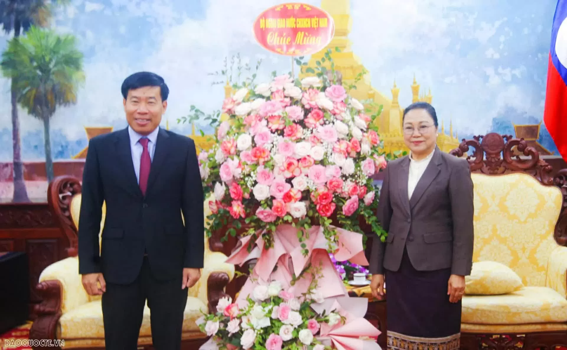 Ministry of Foreign Affairs congratulates the 70th anniversary of the founding of the Lao People's Revolutionary Party
