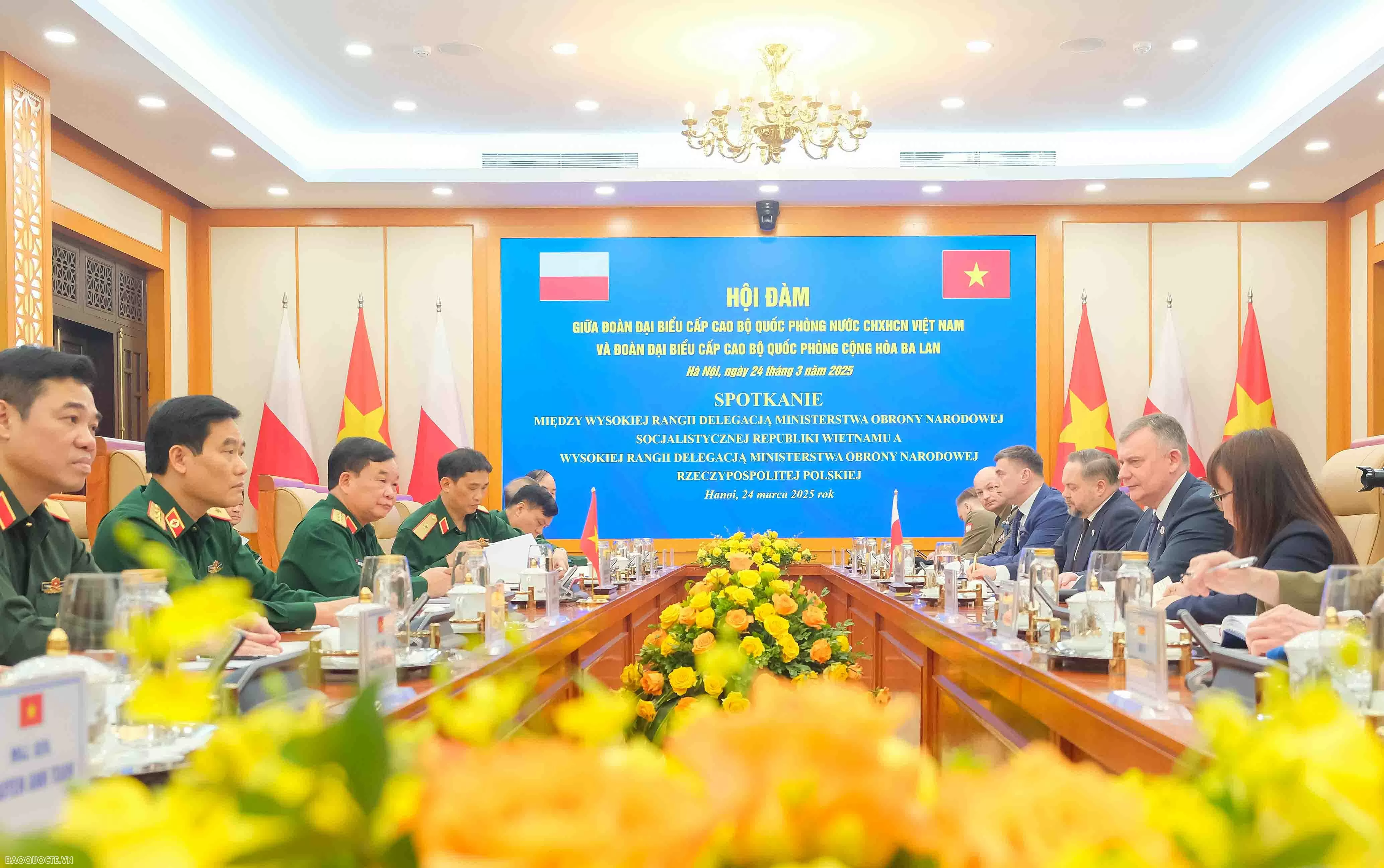 Bộ Quốc phòng Việt Nam sẵn sàng tiếp nhận quân nhân Ba Lan sang học tiếng Việt Bộ Quốc phòng Việt Nam sẵn sàng tiếp nhận quân nhân Ba Lan sang học tiếng Việt