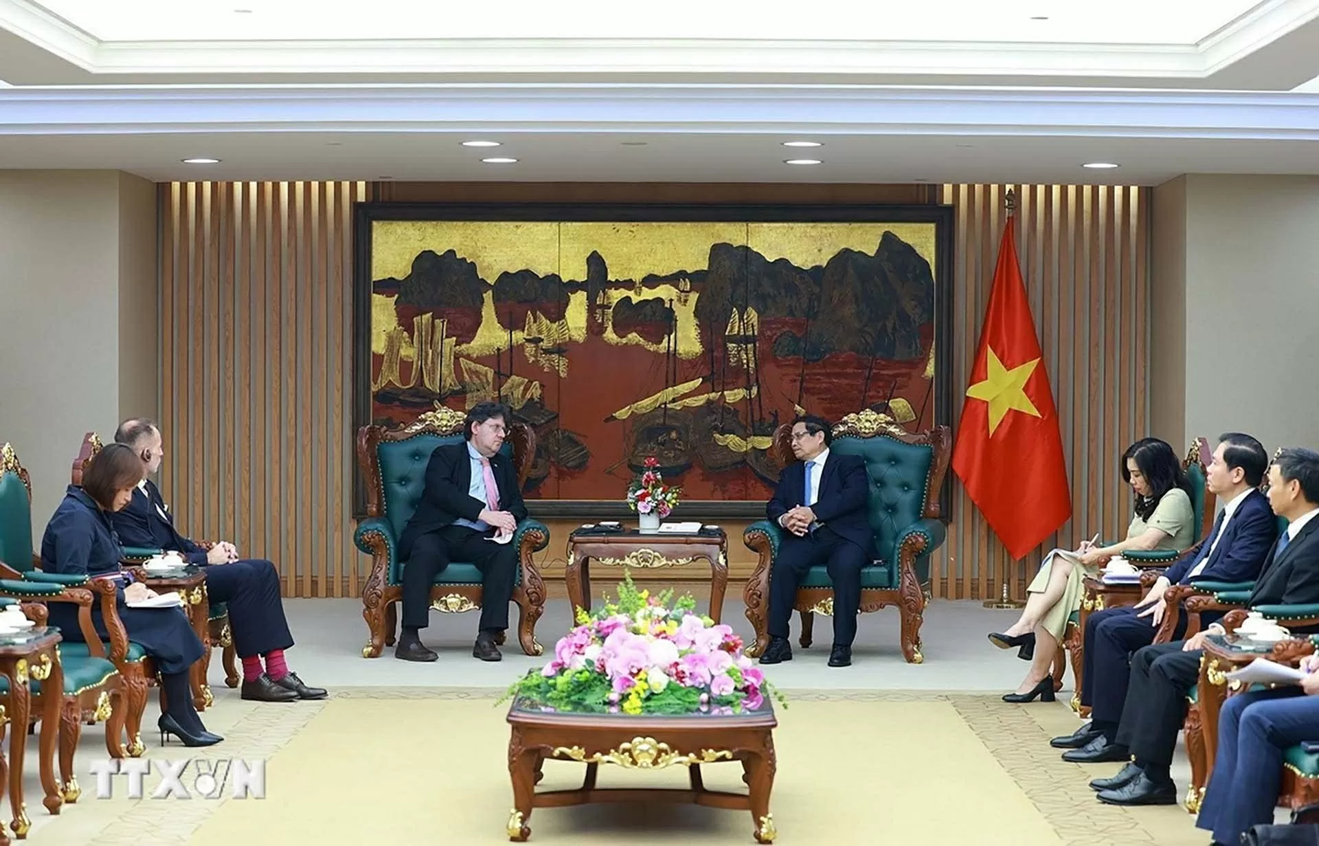 Thủ tướng Phạm Minh Chính tiếp Đại sứ Cộng hòa Áo tại Việt Nam