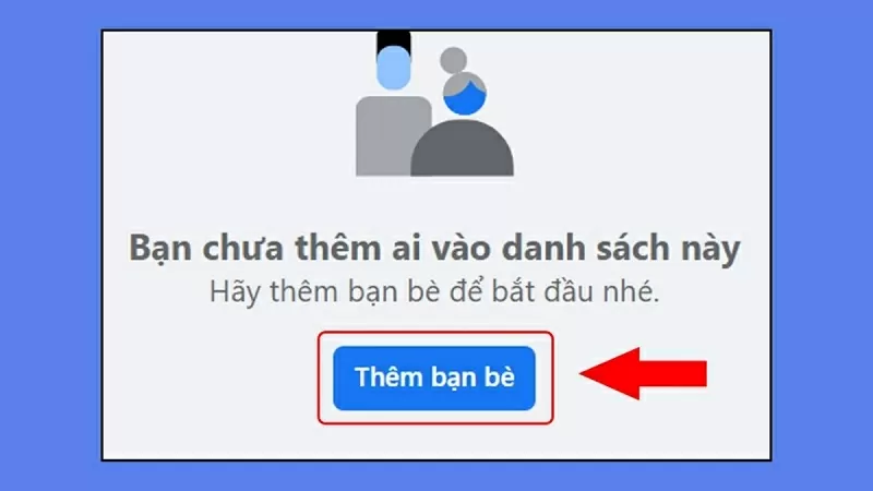 Chọn các tài khoản muốn đưa vào danh sách bị hạn chế