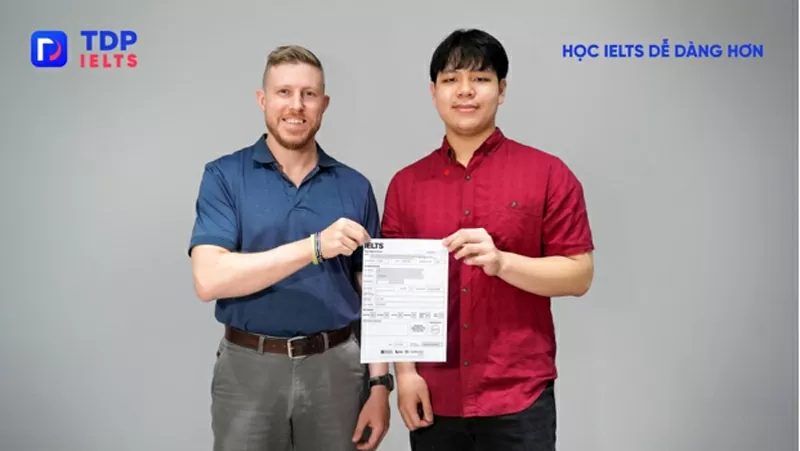 Học viên tại TDP IELTS xuất sắc đạt IELTS OVERALL 8.0 Học viên tại TDP IELTS xuất sắc đạt IELTS OVERALL 8.0