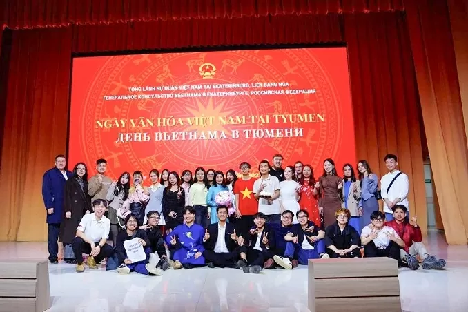 Ấn tượng ngày văn hóa của cộng đồng du học sinh Việt Nam tại Tyumen