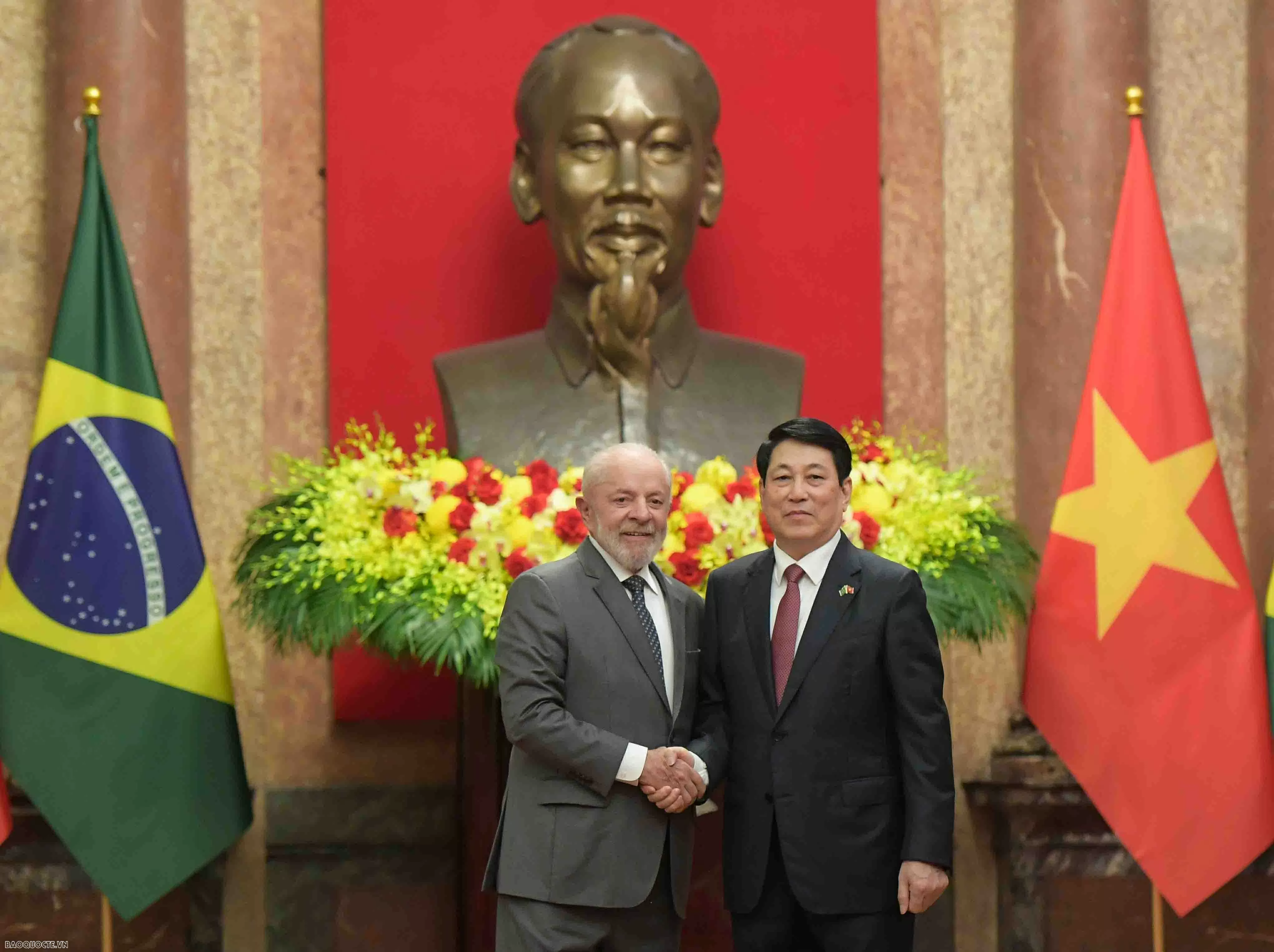 Lễ đón chính thức Tổng thống Brazil thăm Việt Nam