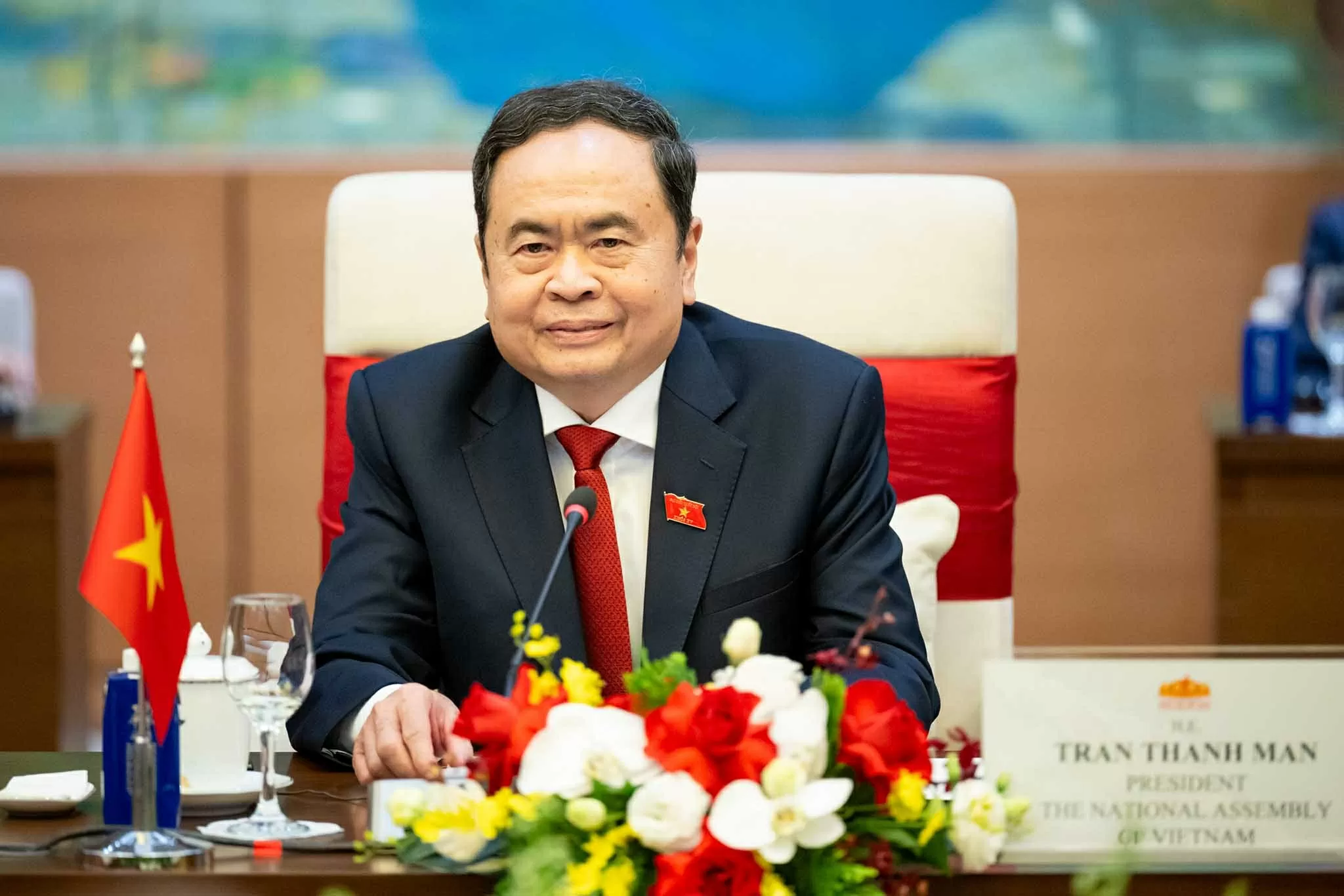 Chủ tịch Quốc hội Trần Thanh Mẫn hội kiến Tổng thống Brazil Luiz Inácio Lula da Silva