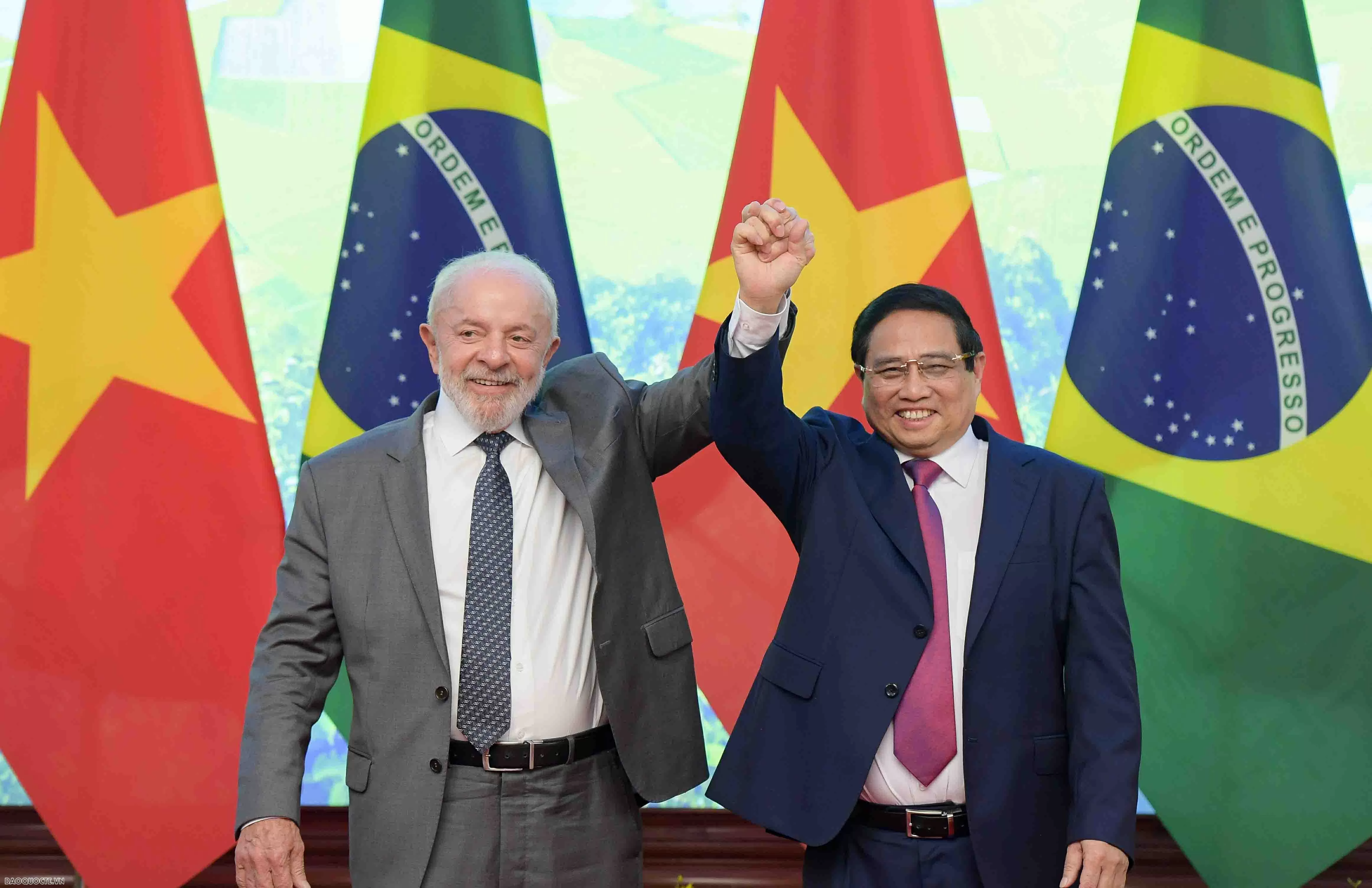 Thủ tướng Phạm Minh Chính hội kiến với Tổng thống Brazil