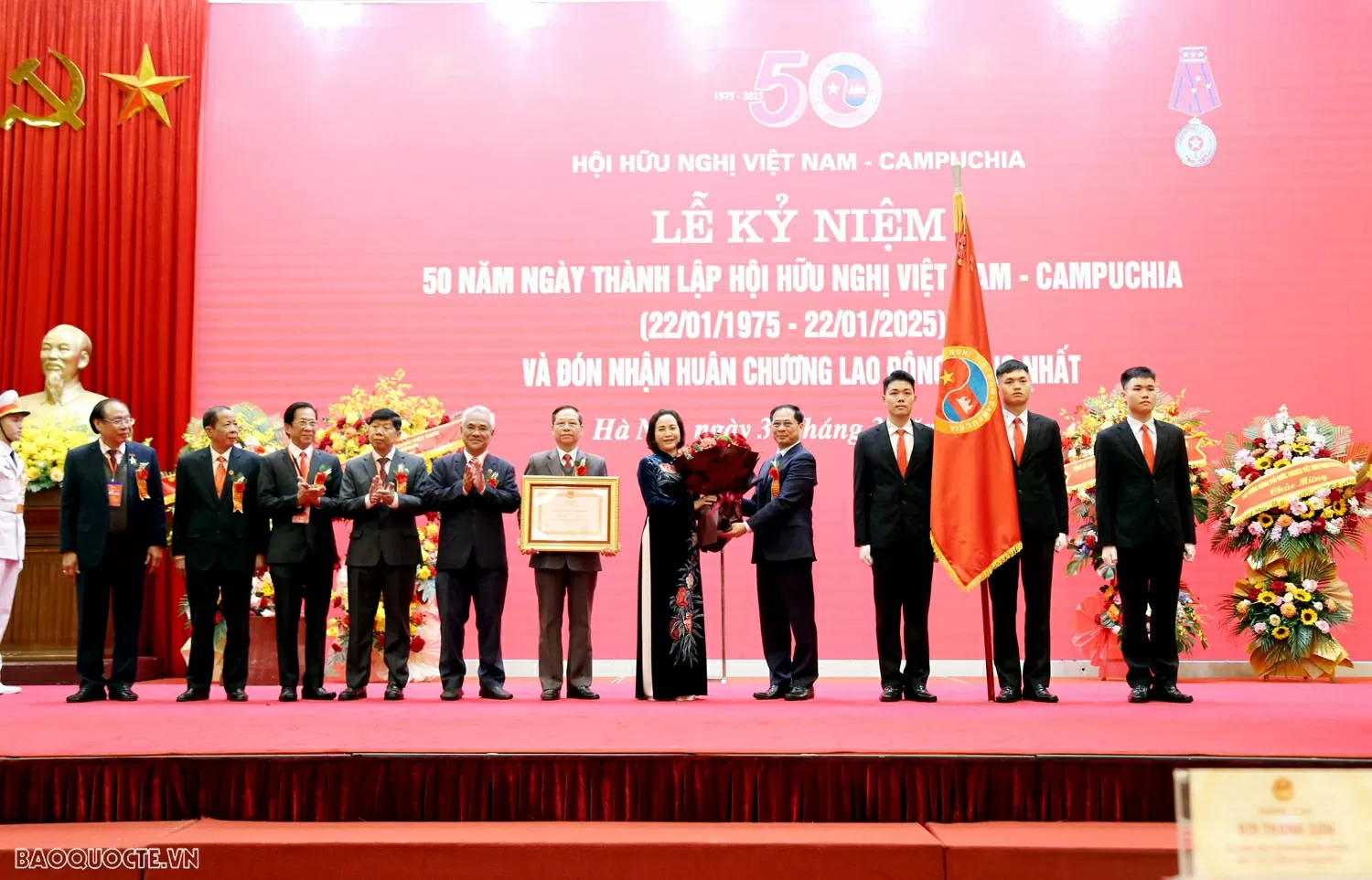 Hội Hữu nghị Việt Nam-Campuchia kỷ niệm 50 năm thành lập: Thắt chặt tình hữu nghị, hướng tới tương lai