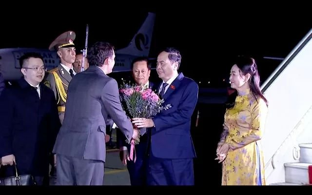 NA Chairman Tran Thanh Man arrived in Yerevan, beginning official visit to Armenia
