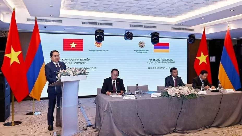 Chủ tịch Quốc hội Trần Thanh Mẫn dự Tọa đàm doanh nghiệp Việt Nam-Armenia