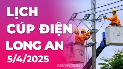 Lịch cúp điện Long An hôm nay ngày 5/4/2025