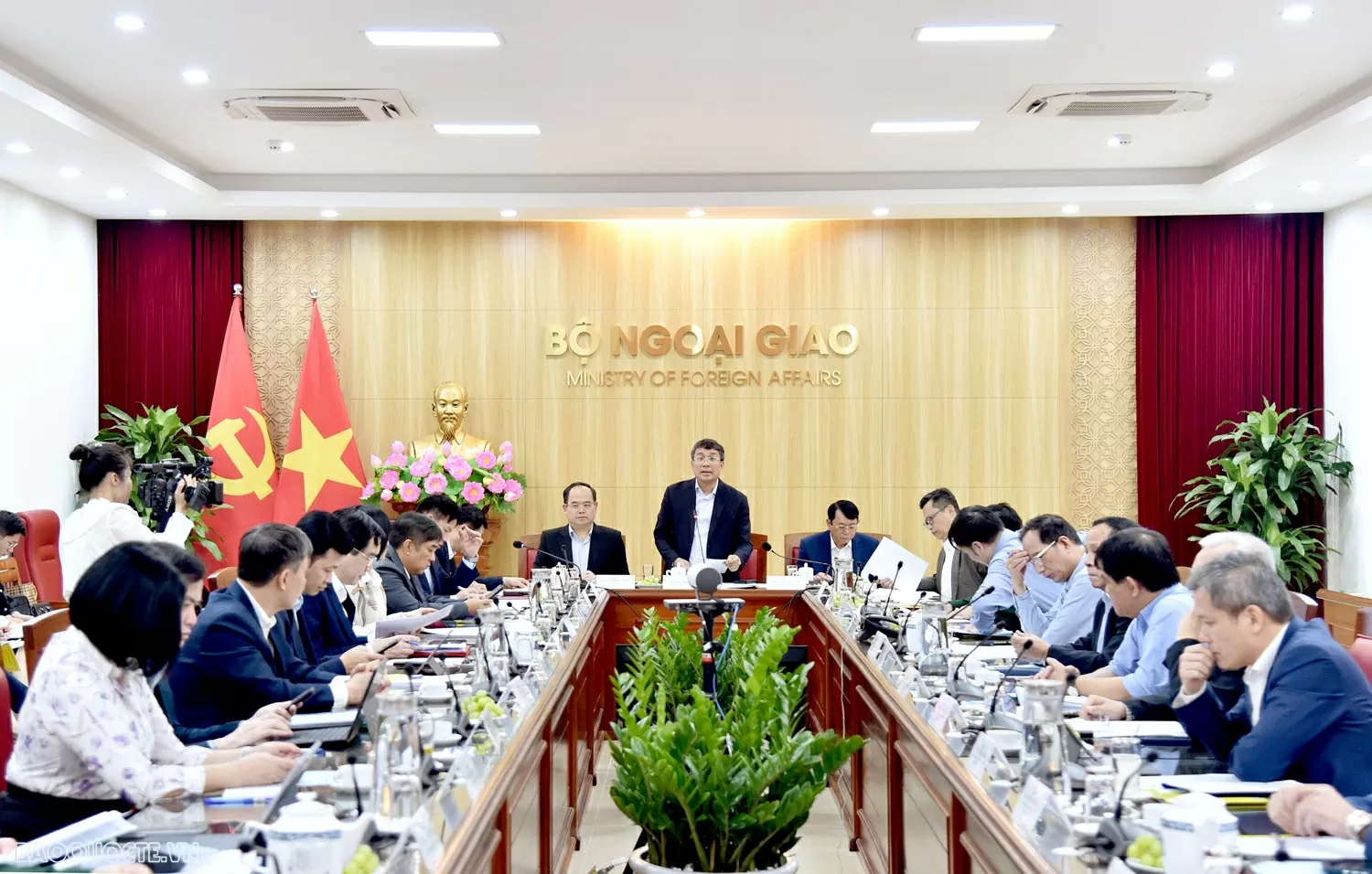 Bộ Ngoại giao và tỉnh Cao Bằng tổ chức Hội nghị đẩy mạnh triển khai Hiệp định hợp tác bảo vệ và khai thác tài nguyên du lịch thác Bản Giốc - Đức Thiên