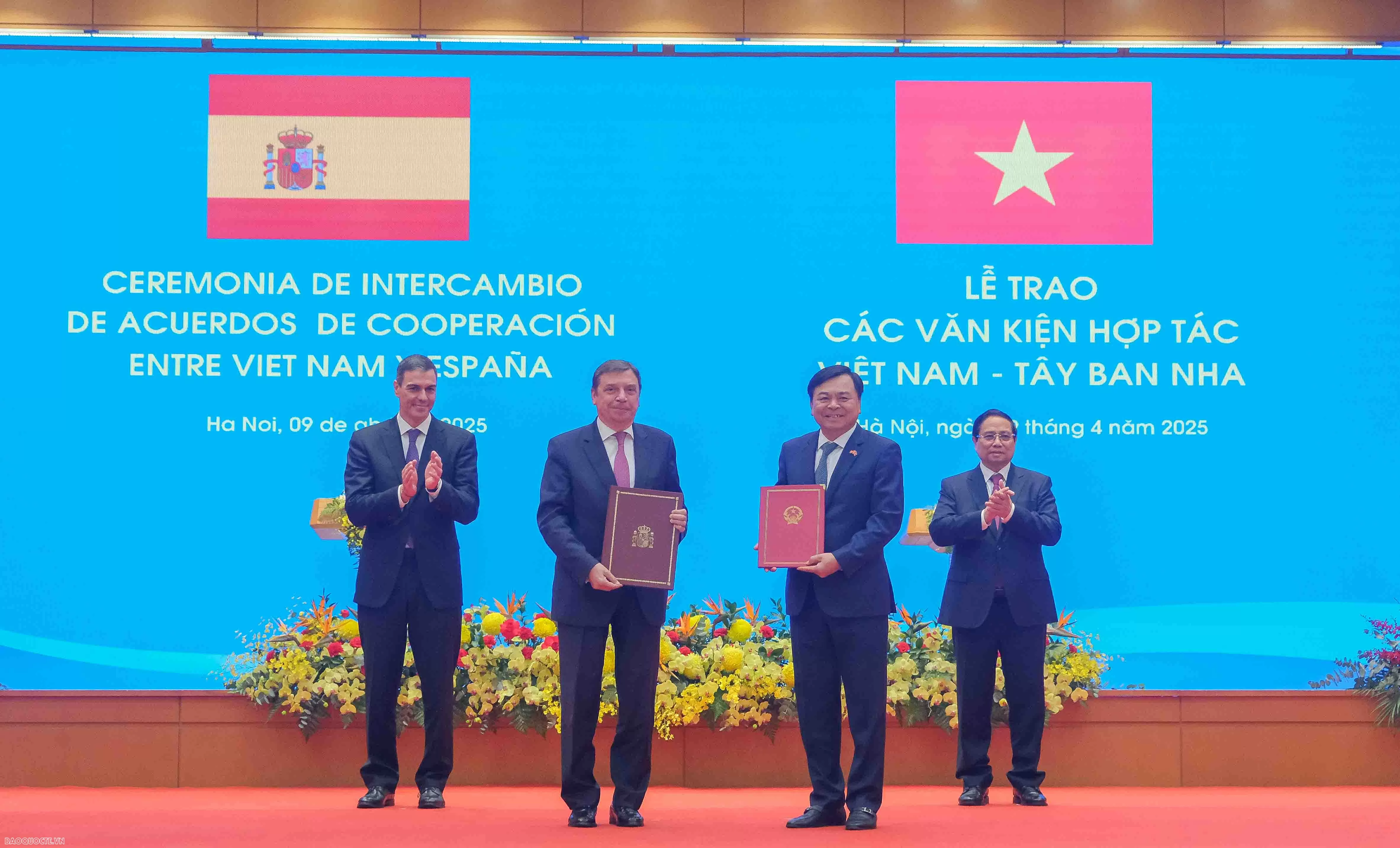 Tây Ban Nha hỗ trợ khoảng 300 triệu Euro cho doanh nghiệp đầu tư tại Việt Nam