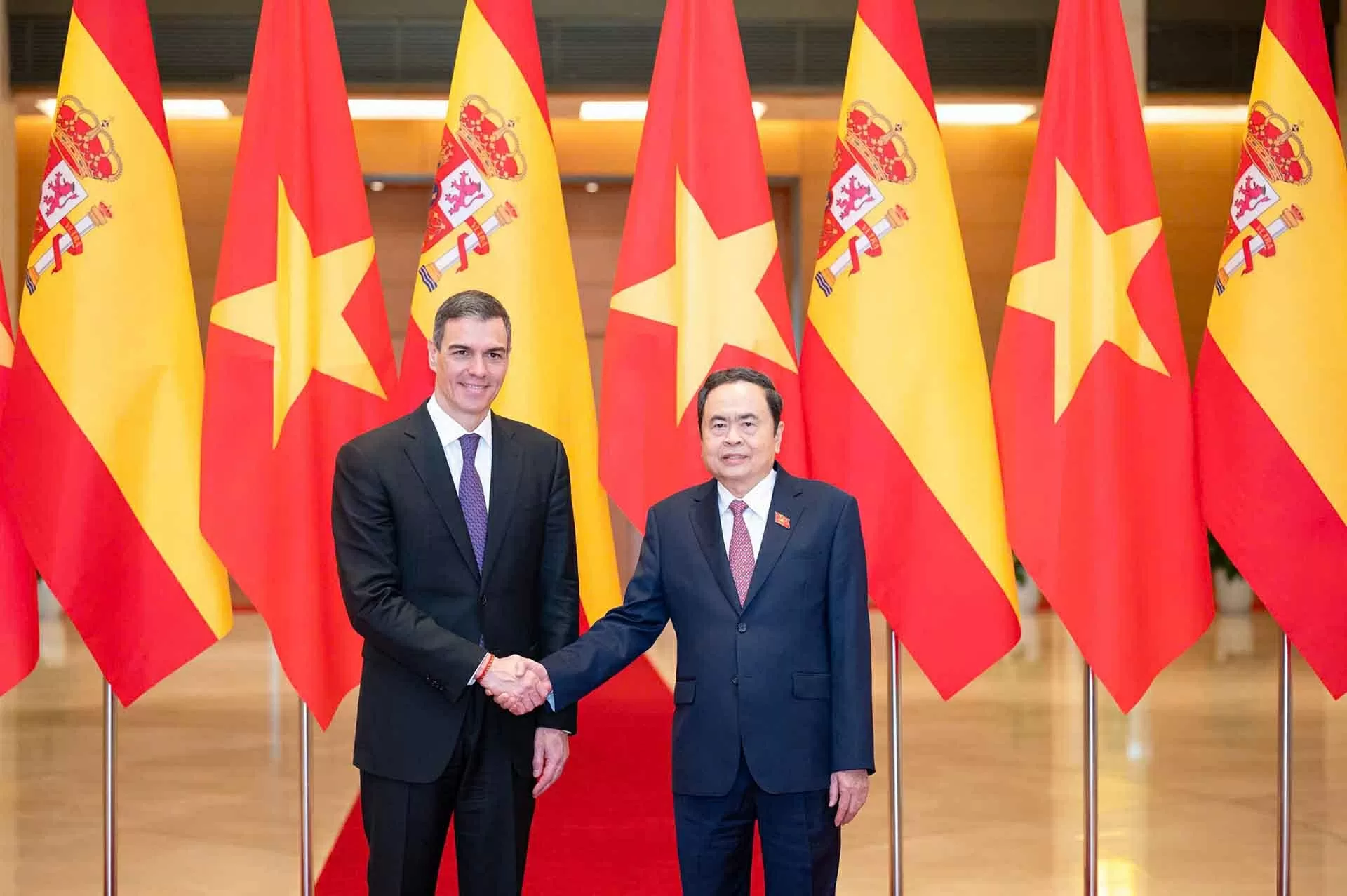 Chủ tịch Quốc hội Trần Thanh Mẫn hội kiến Thủ tướng Tây Ban Nha Chủ tịch Quốc hội Trần Thanh Mẫn hội kiến Thủ tướng Tây Ban Nha