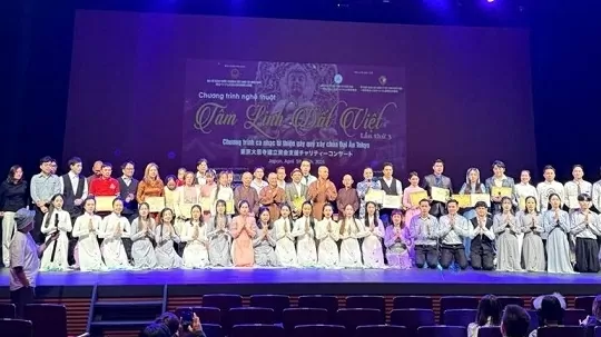 'Tâm linh đất Việt' - Chương trình nghệ thuật quyên góp quỹ xây dựng chùa Đại Ân Tokyo