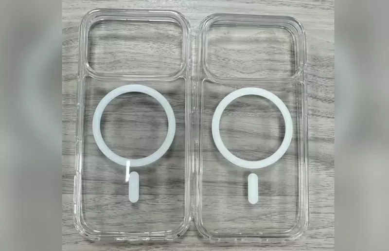 Chiếc ốp lưng bảo vệ dành cho iPhone 17 Pro thể hiện thiết kế mới cụm camera sau. Ảnh: Sonny Dickson