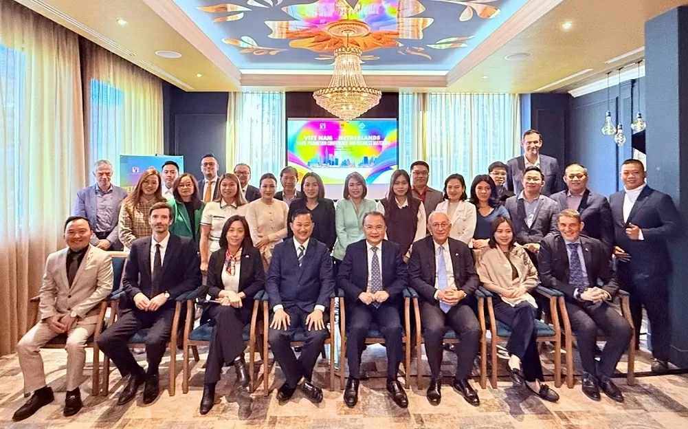 Hội nghị X&uacute;c tiến thương mại v&agrave; kết nối giao thương Việt Nam &ndash; H&agrave; Lan tại The Hague, th&aacute;ng 12/2024.