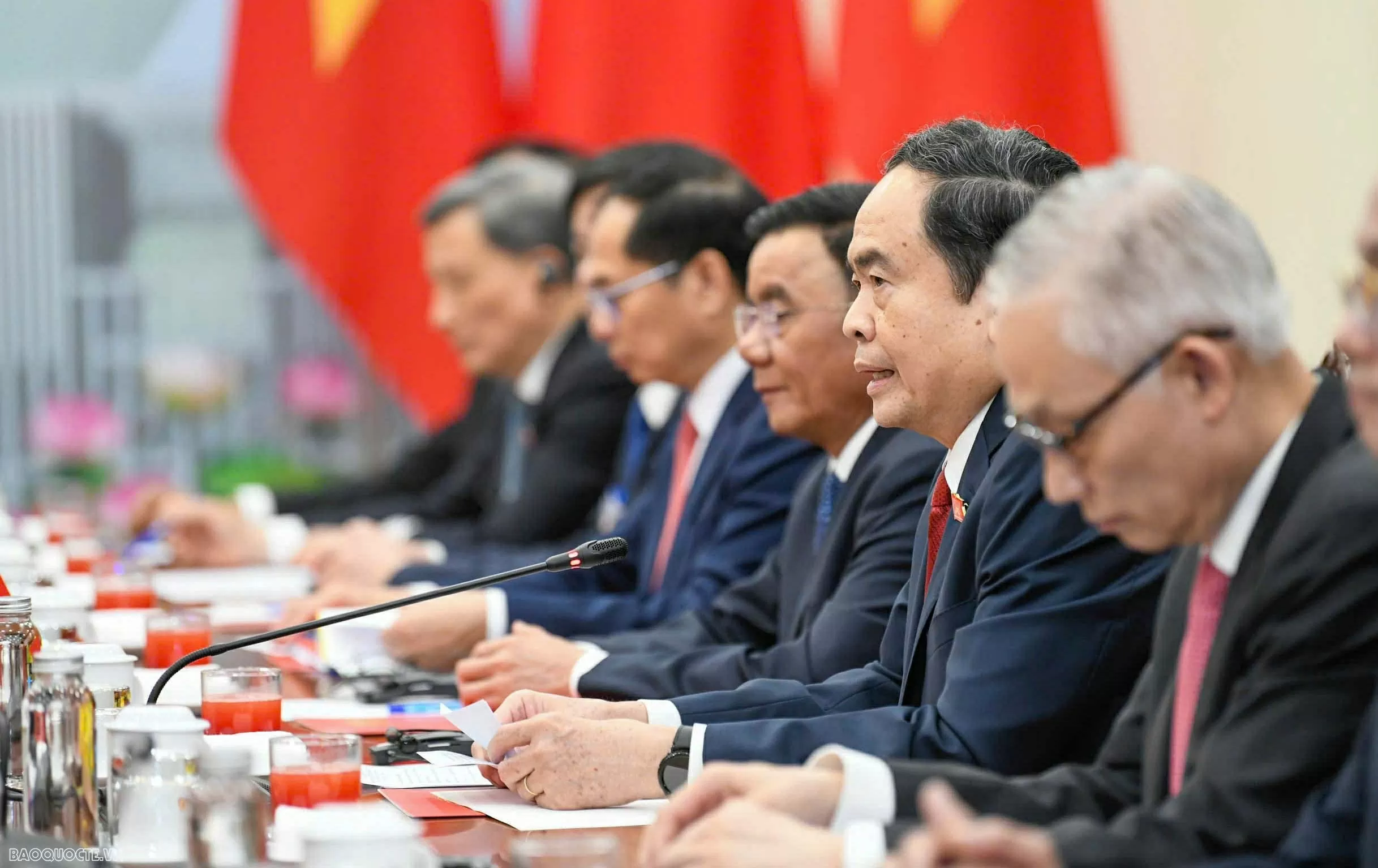 Chủ tịch Quốc hội Trần Thanh Mẫn hội kiến Tổng Bí thư, Chủ tịch nước Trung Quốc Tập Cận Bình