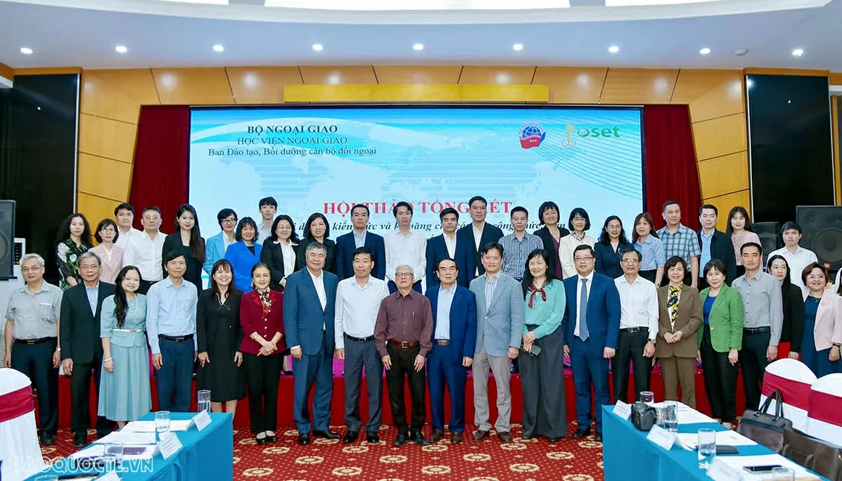 Hội thảo tổng kết Đề án bồi dưỡng kiến thức, kỹ năng cho cán bộ làm công tác hội nhập quốc tế giai đoạn 2021–2025