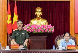 Đại tướng Phan Văn Giang, Bộ trưởng Bộ Quốc phòng làm việc với Ban Thường vụ Tỉnh ủy Lạng Sơn