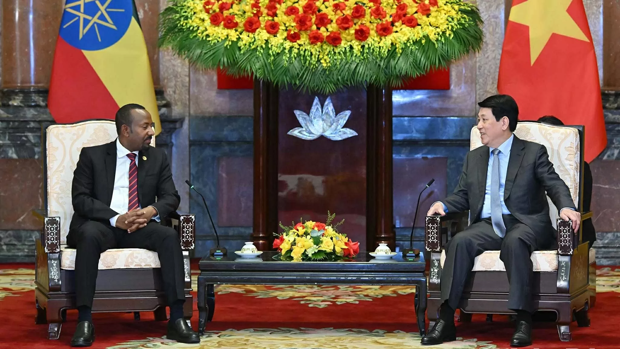 President Luong Cuong welcomed Ethiopian Prime Minister Abiy Ahmed Ali