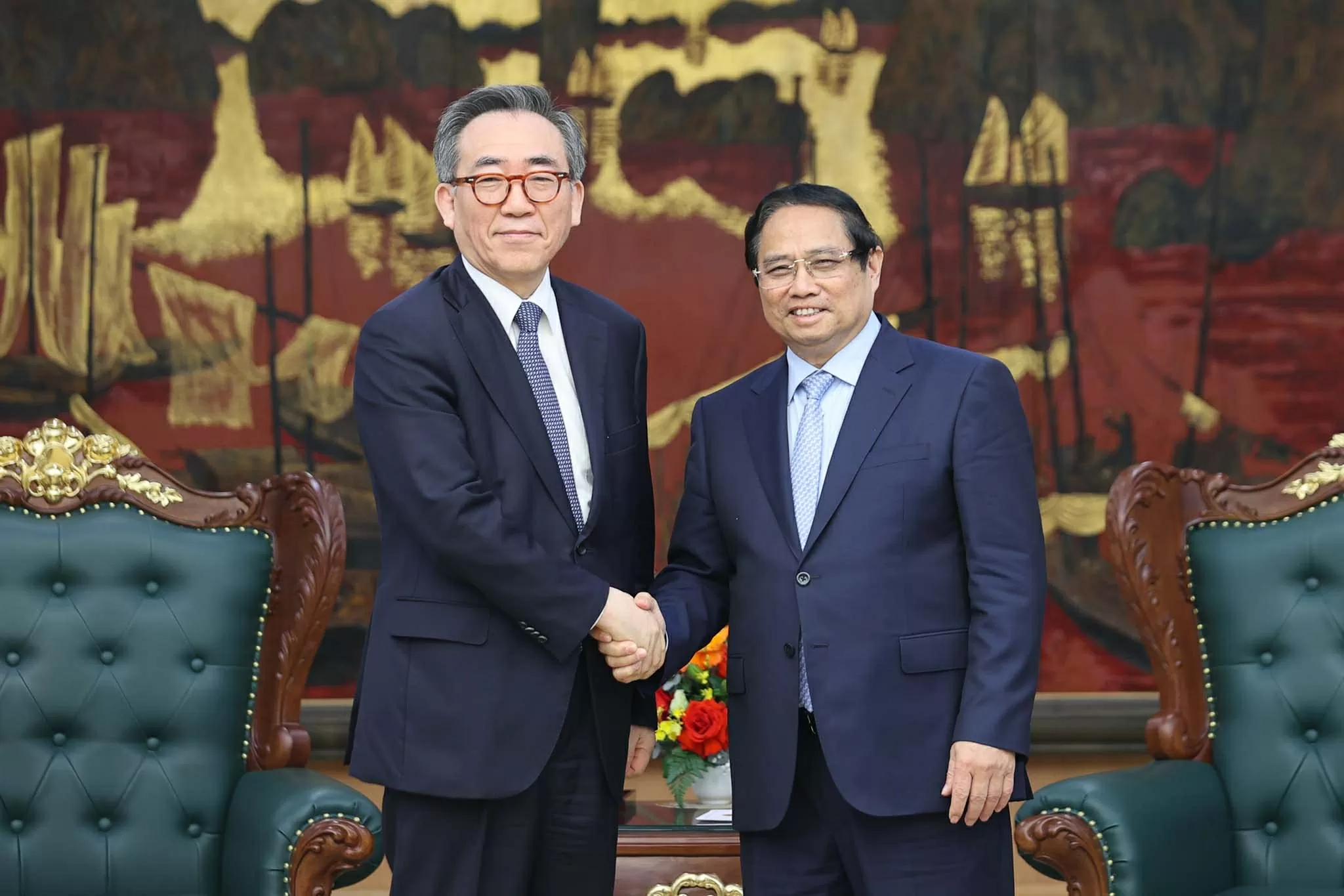 Hàn Quốc mong muốn thúc đẩy mạnh mẽ hơn nữa quan hệ hợp tác với Việt Nam trên tất cả các lĩnh vực Hàn Quốc mong muốn thúc đẩy mạnh mẽ hơn nữa quan hệ hợp tác với Việt Nam trên tất cả các lĩnh vực