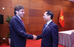 4th P4G Summit: Deputy PM, FM Bui Thanh Son receives Colombian Vice Foreign Minister Mauricio Jaramillo Jassir