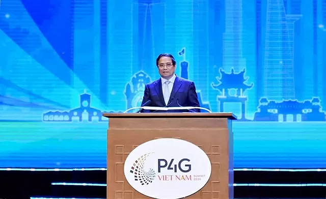 Thủ tướng Chính phủ Phạm Minh Chính phát biểu khai mạc Hội nghị ngày 16/4.