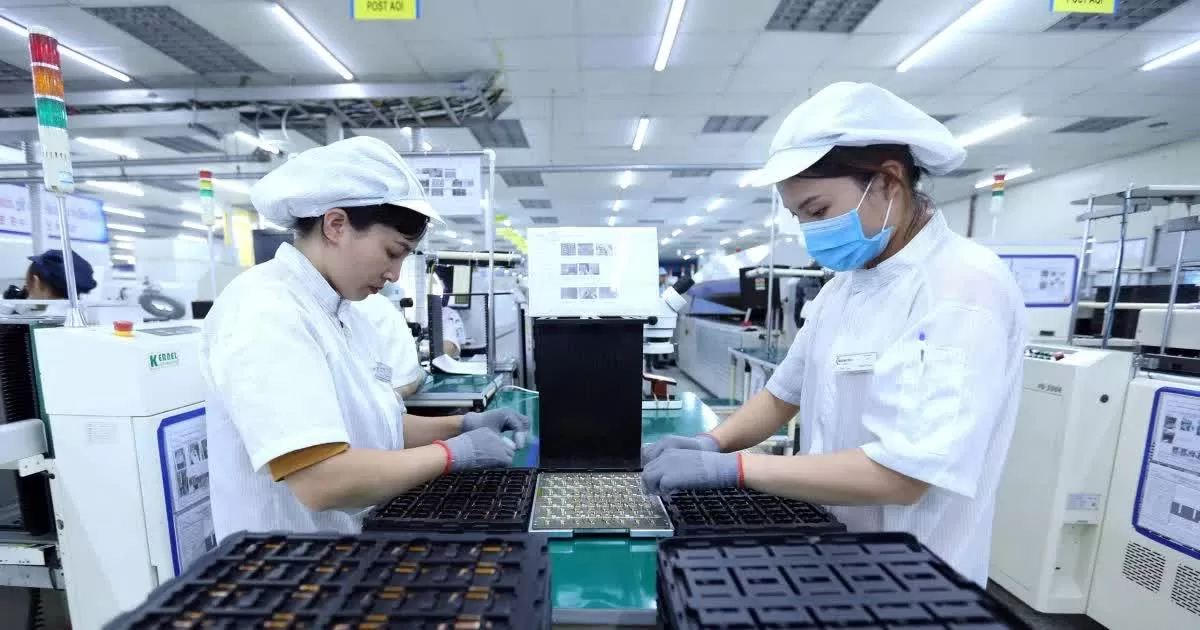 Tăng trưởng kinh tế của Bắc Ninh đã có sự khởi sắc, tổng sản phẩm trên địa bàn (GRDP) quý I/2025 tăng 9,05% so với cùng kỳ. (Nguồn: Vietnamplus) Tăng trưởng kinh tế của Bắc Ninh đã có sự khởi sắc, tổng sản phẩm trên địa bàn (GRDP) quý I/2025 tăng 9,05% so với cùng kỳ. (Nguồn: Vietnamplus)