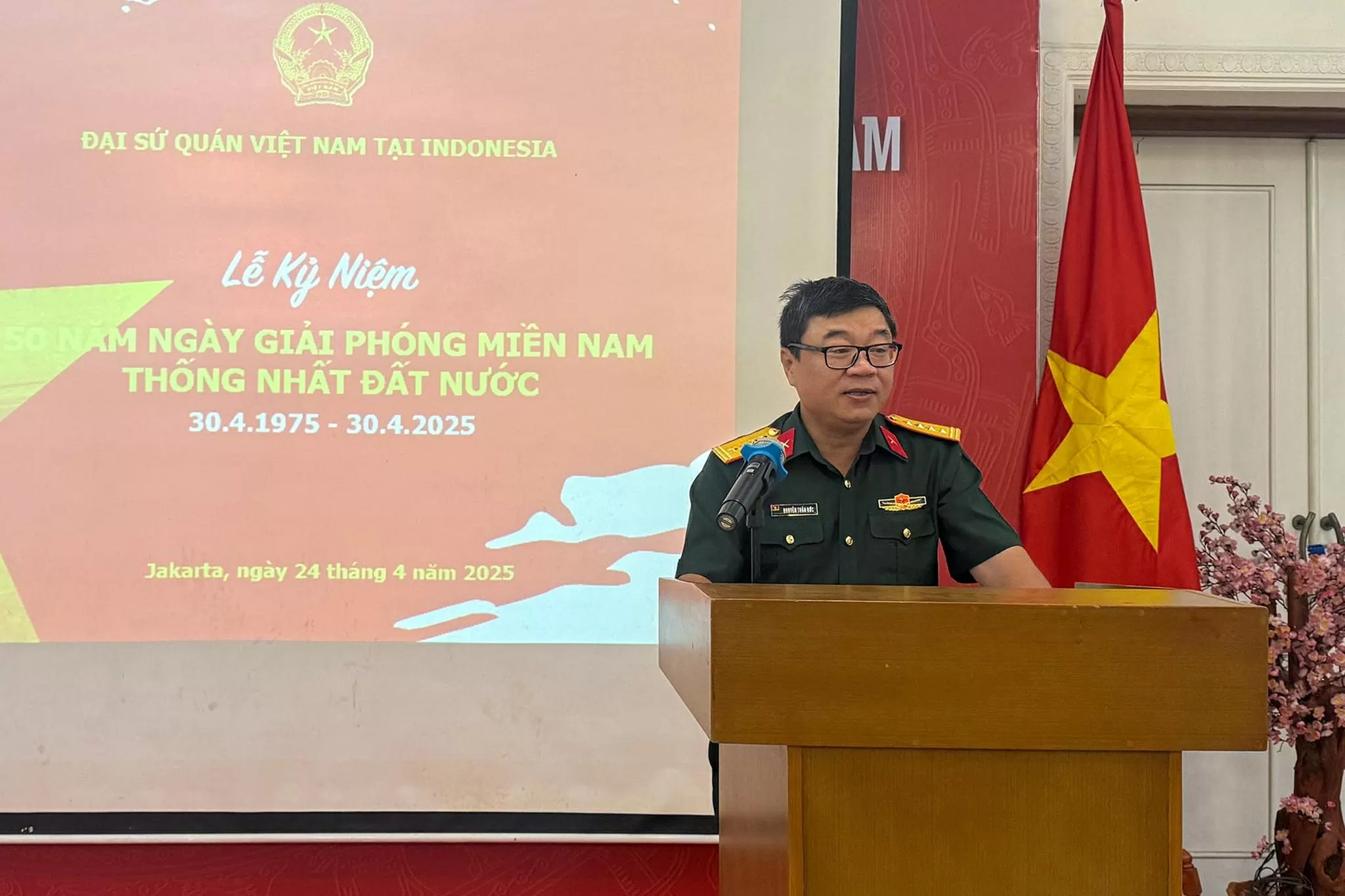 Kỷ niệm 50 năm ngày giải phóng miền Nam, thống nhất đất nước tại Indonesia Kỷ niệm 50 năm ngày giải phóng miền Nam, thống nhất đất nước tại Indonesia
