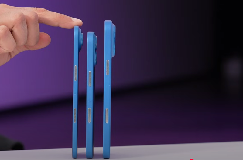 iPhone 17 Air mỏng thế nào khi đặt cạnh iPhone 17 Pro