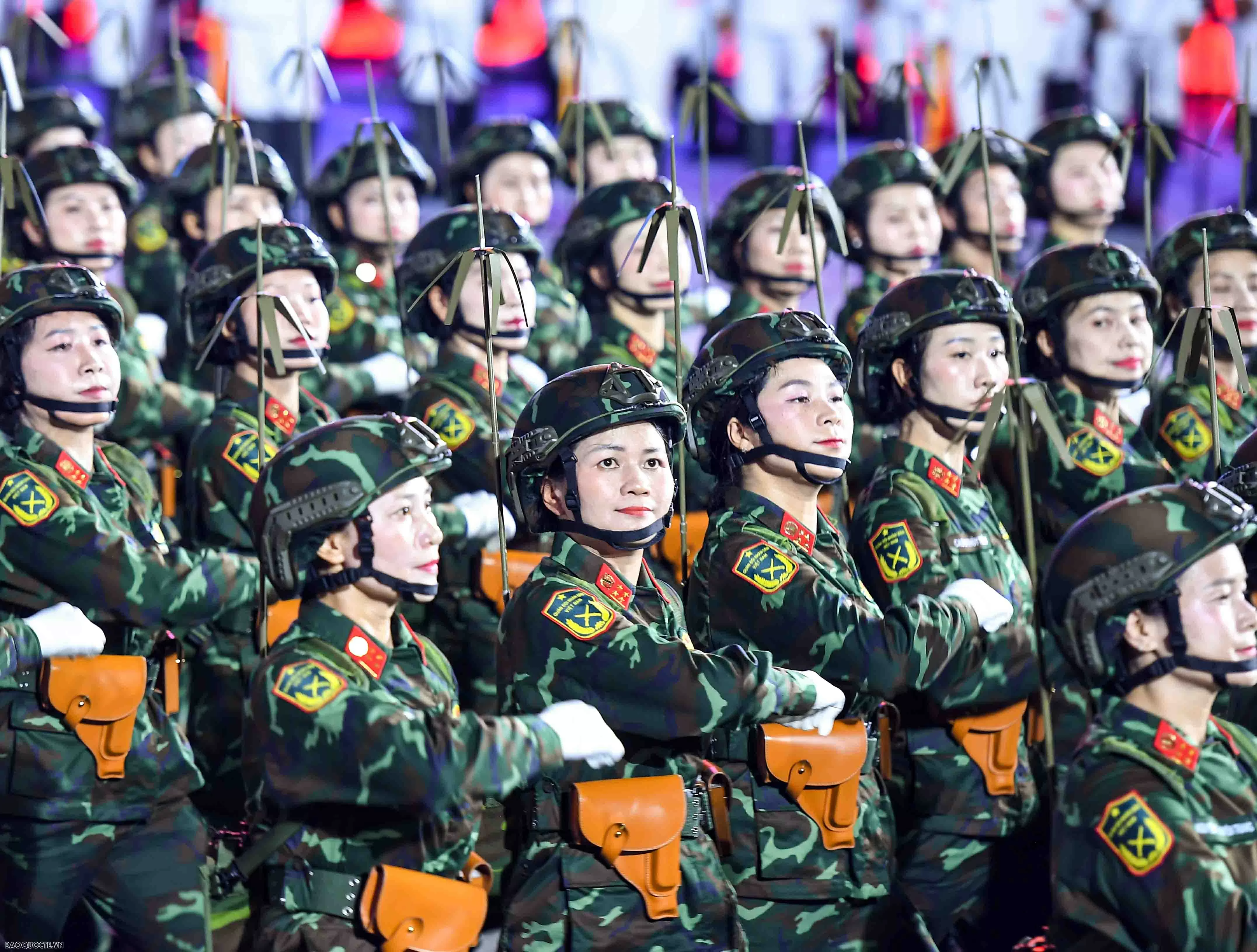 Hình ảnh sơ duyệt kỷ niệm, diễu binh, diễu hành 50 năm Ngày Giải phóng miền Nam thống nhất đất nước