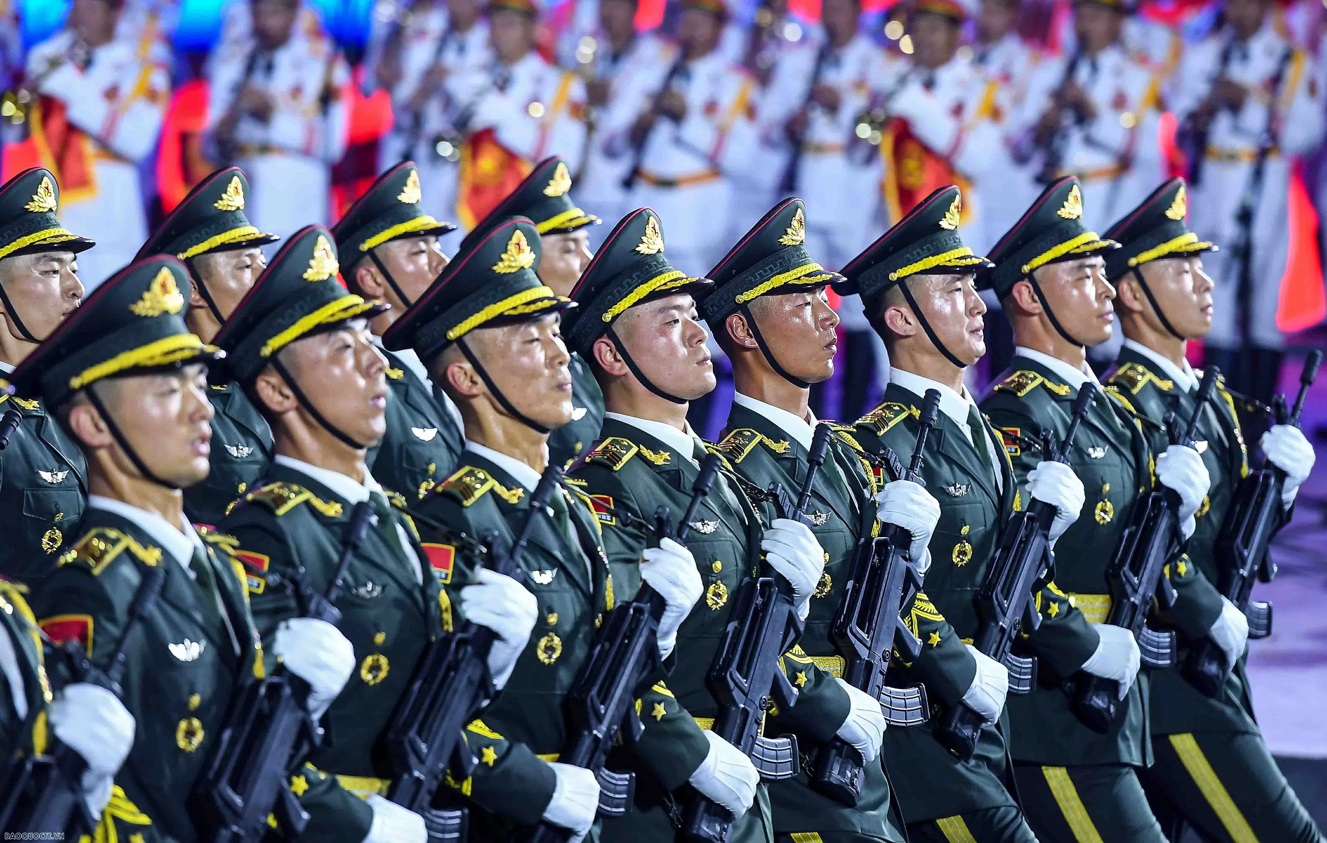 Hình ảnh sơ duyệt kỷ niệm, diễu binh, diễu hành 50 năm Ngày Giải phóng miền Nam thống nhất đất nước