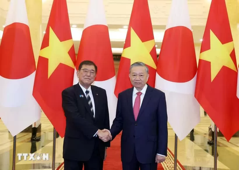 Party General Secretary meets with Japanese Prime Minister