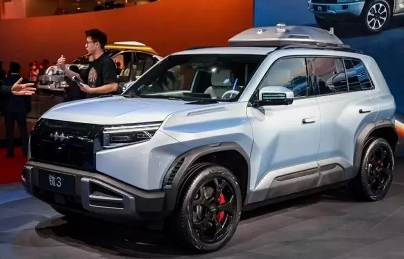 BYD Tai 3 sở hữu thiết kế hầm hố và mạnh mẽ