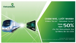 Vietcombank tặng 50% tiền vé tới khách hàng trải nghiệm Metro, chào mừng 50 năm Ngày Giải phóng miền Nam, thống nhất đất nước