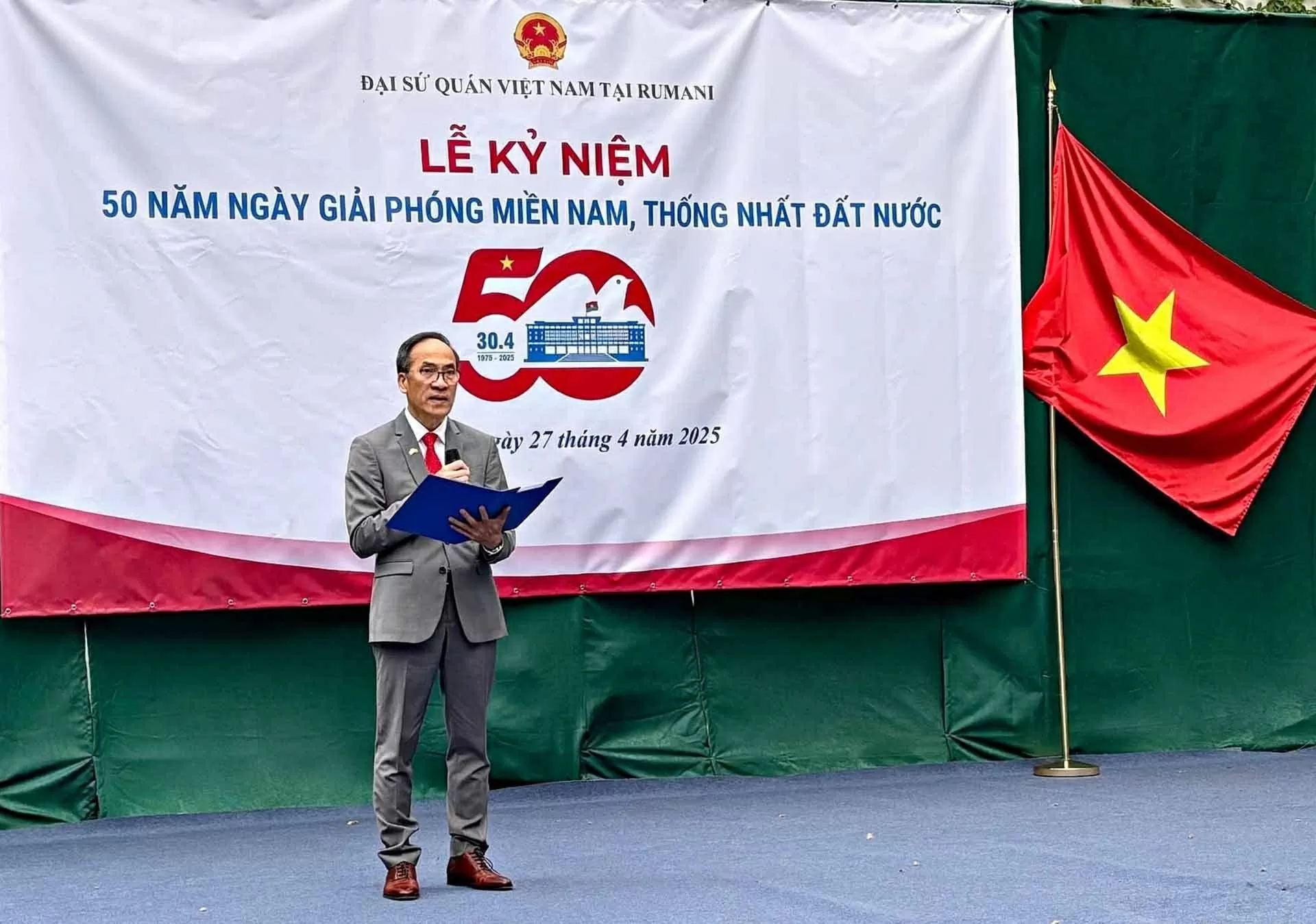 Kỷ niệm 50 năm Ngày Giải phóng miền Nam, thống nhất đất nước tại Romania Kỷ niệm 50 năm Ngày Giải phóng miền Nam, thống nhất đất nước tại Romania