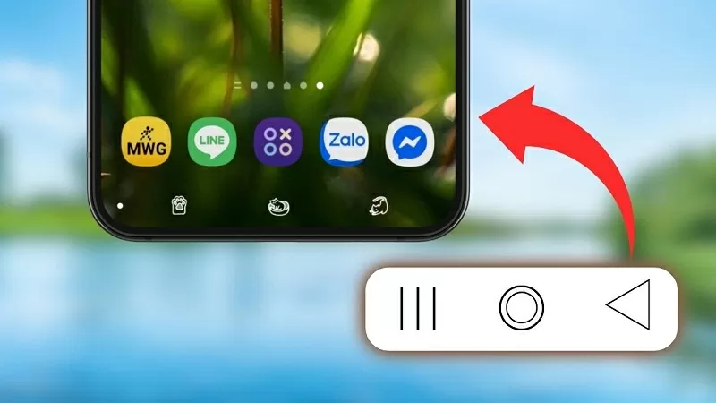 Cách đổi biểu tượng thanh điều hướng trên Samsung 