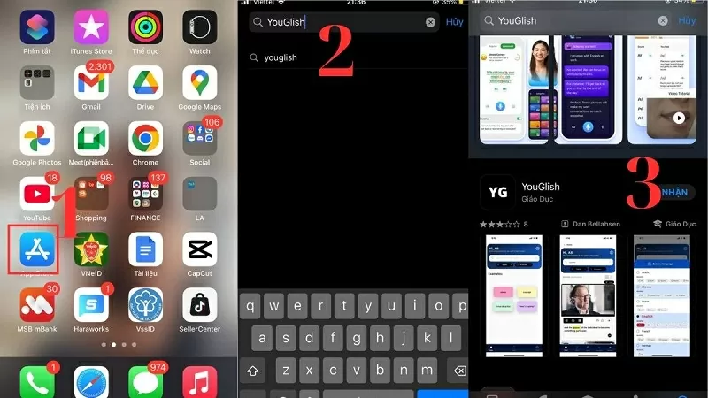 Cài đặt YouGlish về iPhone Cài đặt YouGlish về iPhone