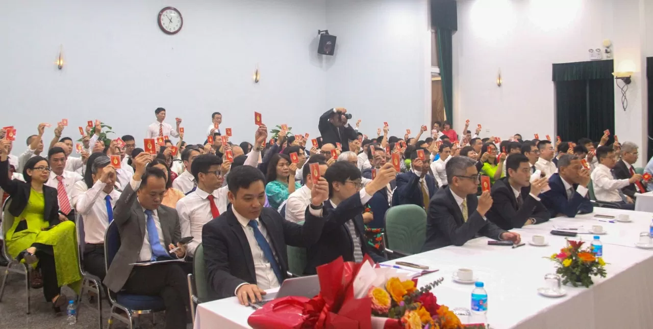 Các đại biểu biểu quyết tại Đại hội. (Ảnh: Việt Hoàng) Các đại biểu biểu quyết tại Đại hội. (Ảnh: Việt Hoàng)