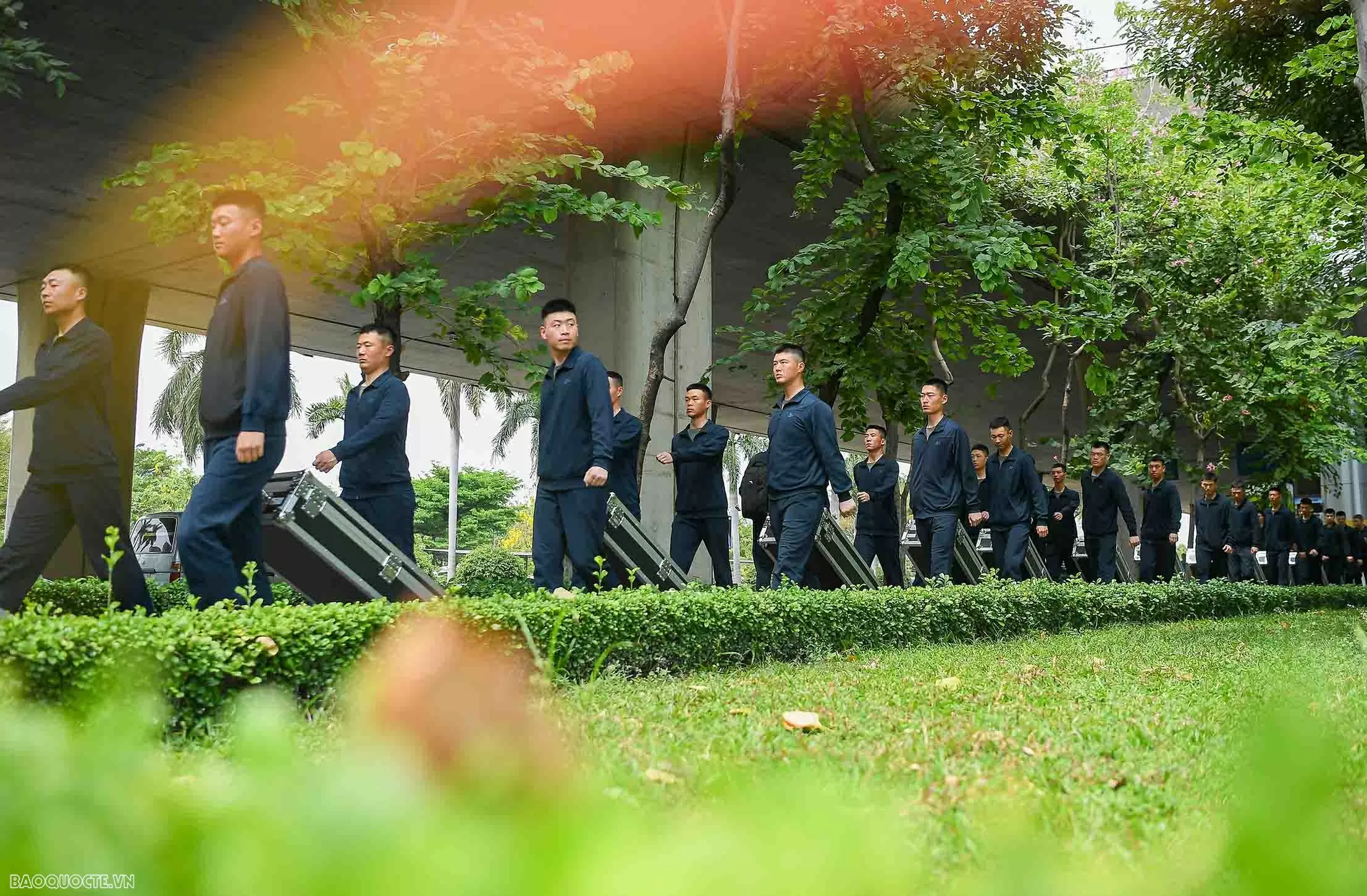 Việt Nam tiễn các đoàn Quân đội Trung Quốc, Lào, Campuchia hoàn thành nhiệm vụ diễu binh về nước